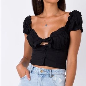 Princess Polly Elouise Crop Top 6